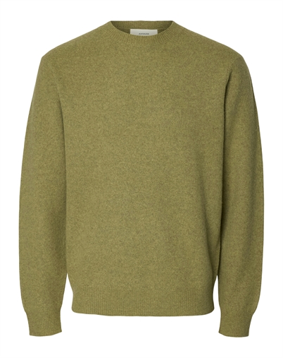 Annarr - ANRRagi Knit Wool Crew Neck Strik - Going Green